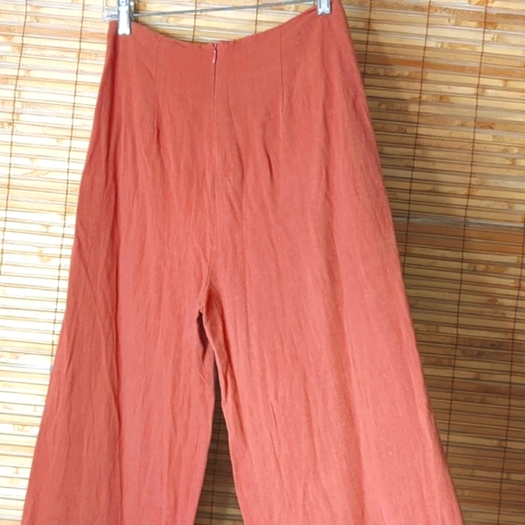 Sexy Linen Feel Wide Legged Pants - Picture 7 of 11